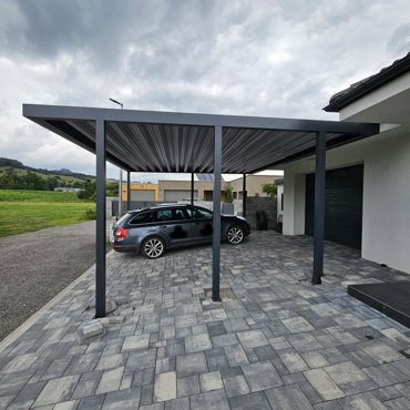 Inspirace Carport ARTOSI – hliníkový přístřešek pro auta
